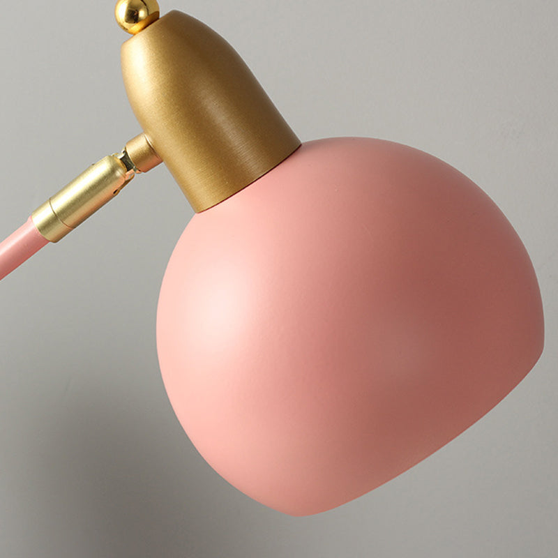 4 kleur optionele macaroon -stijl bureaulamp metaal koepel koepel oogbescherming bestuderen kamer verlichting armatuur