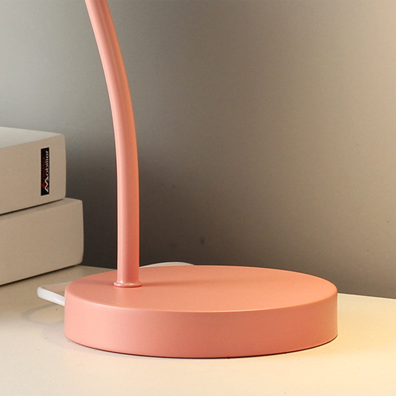 4 kleur optionele macaroon -stijl bureaulamp metaal koepel koepel oogbescherming bestuderen kamer verlichting armatuur