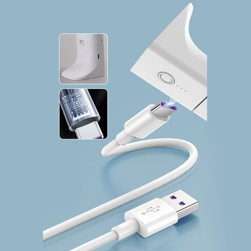 Modern Table Lamp With Usb Port Plastic Table Light