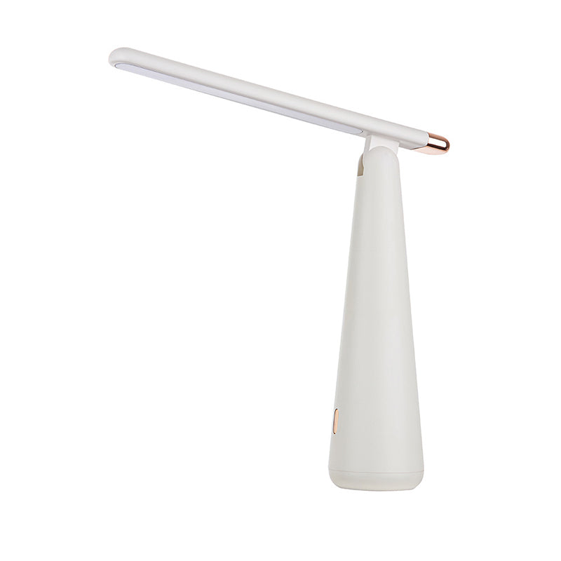 Tapered Collapsible LED Table Lamp Nordic Macaroon Style Dimmable Nightstand Light