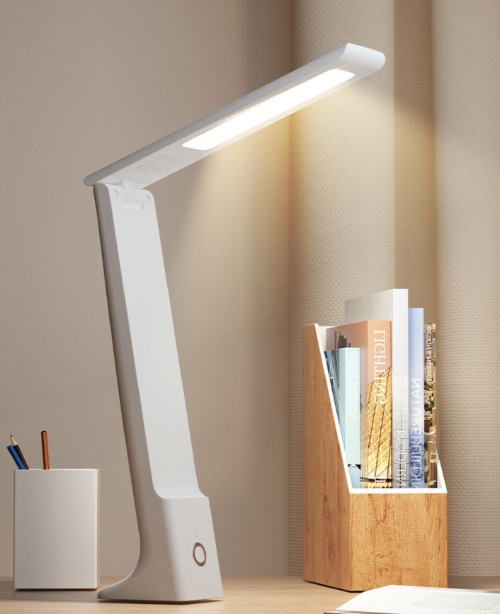 Modern Table Lamp With Usb Port Plastic Table Light
