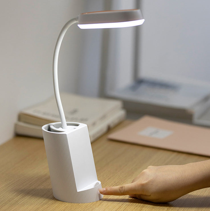 Lampe de table légère de table moderne avec port USB Plastique 1 lampe de table légère