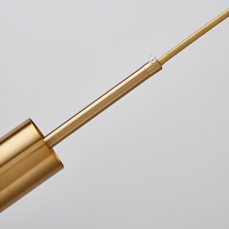 Modern Minimalist Style Tubes Pendant Lighting Fixtures Acrylic 1 Light Ceiling Lamp