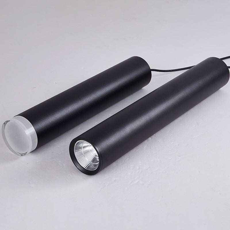 Moderne Röhren Anhänger Beleuchtungskörper Acryl 1 leichte Hanglampen für Esszimmer