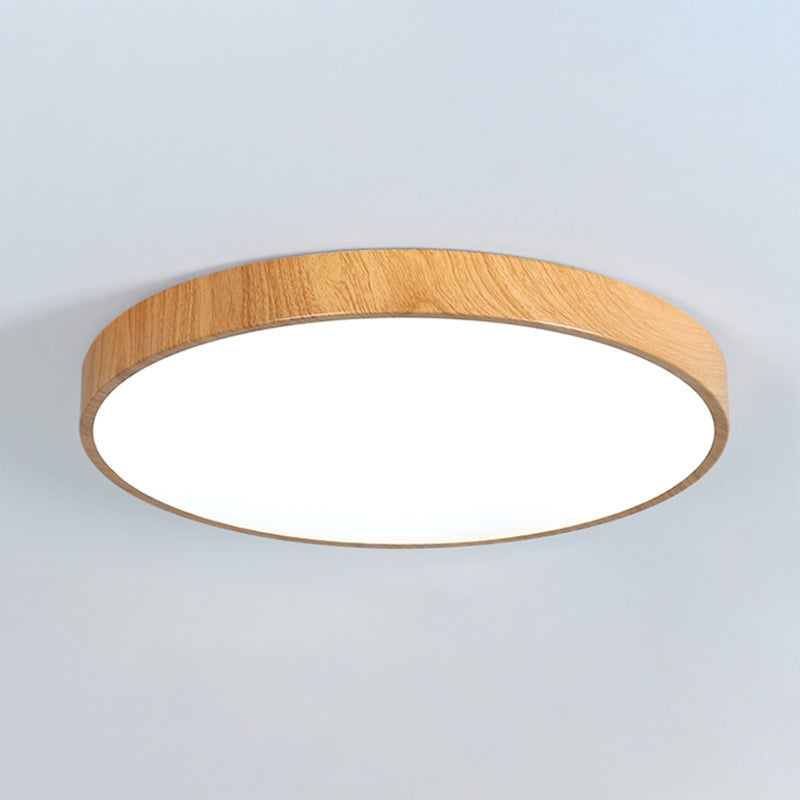 Montaje empotrado LED circular de color de registro en luz de techo de hierro forjado de estilo conciso moderno para sala de estar