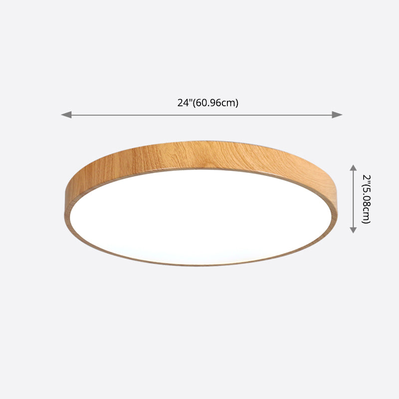 Montaje empotrado LED circular de color de registro en luz de techo de hierro forjado de estilo conciso moderno para sala de estar