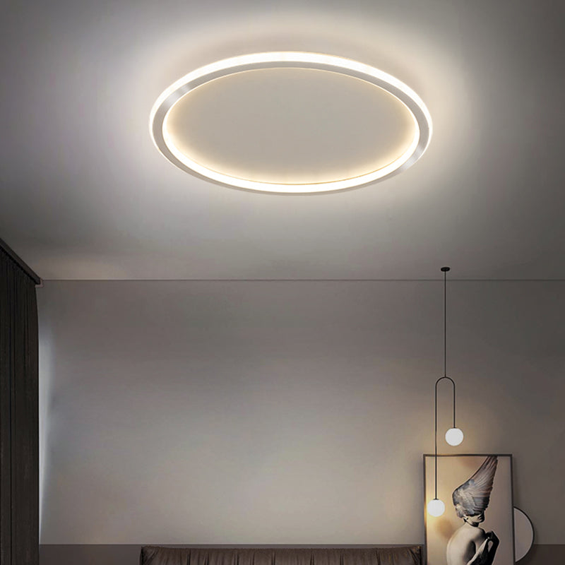 Ultra-thin 1-Light LED Flush Light New Modern Acrylic Ceiling Mount Lamp for Bedroom