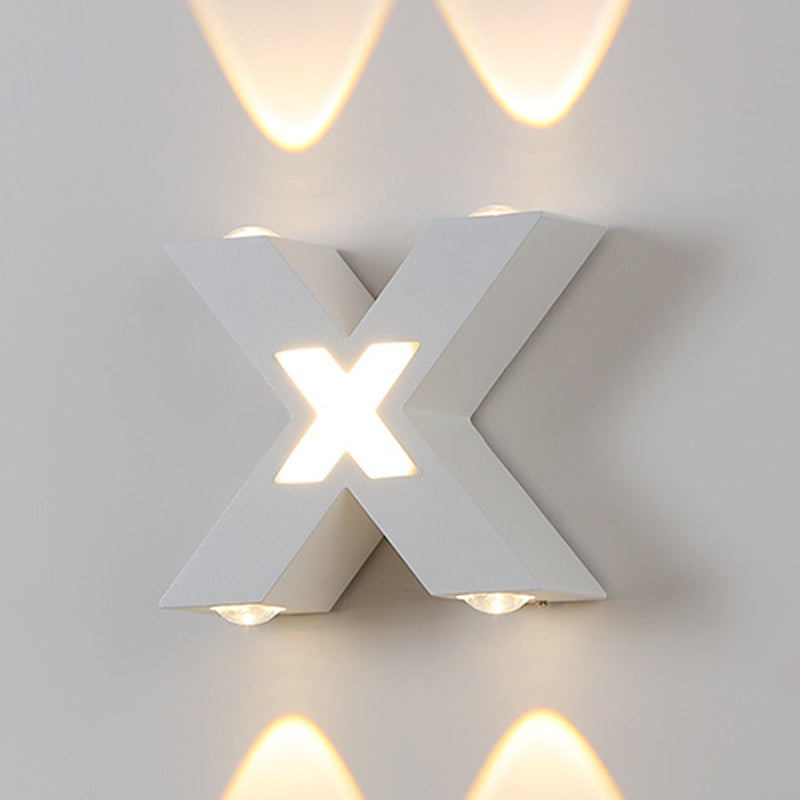 Modern Minimalist Style Wall Sconce Lighting Metal Wall Lighting Ideas for Exterior Wall