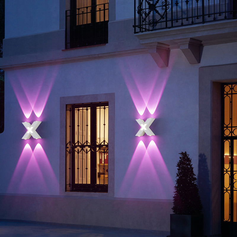 Modern Minimalist Style Wall Sconce Lighting Metal Wall Lighting Ideas for Exterior Wall
