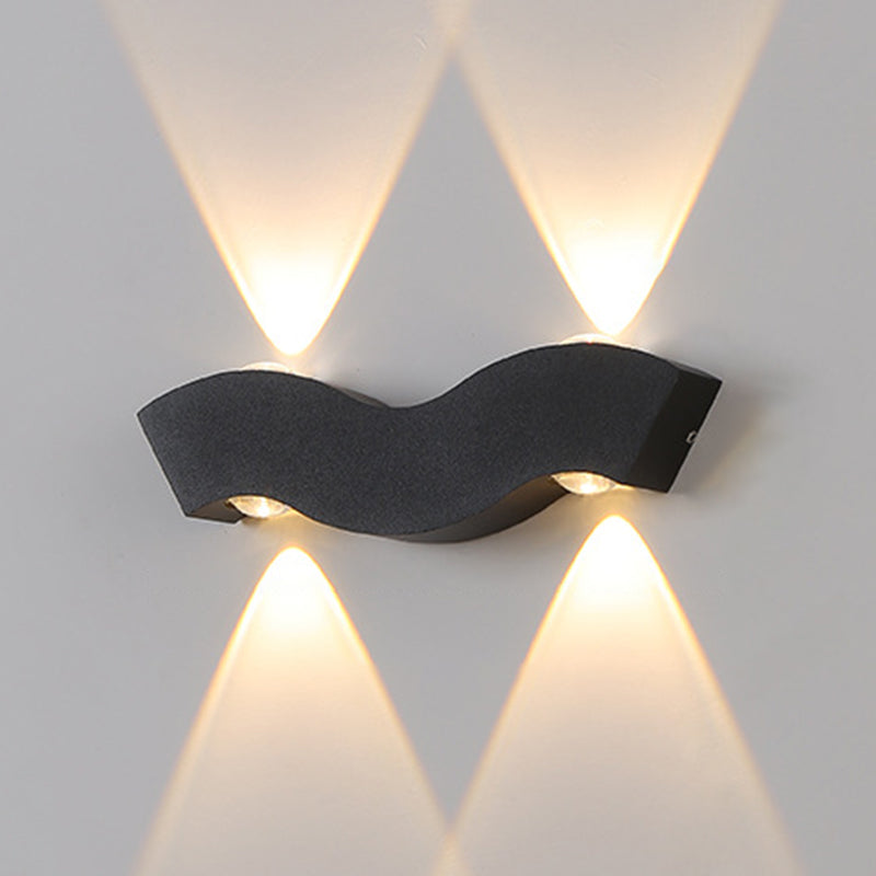 Modern Minimalist Style Wall Sconce Lighting Metal Wall Lighting Ideas for Exterior Wall