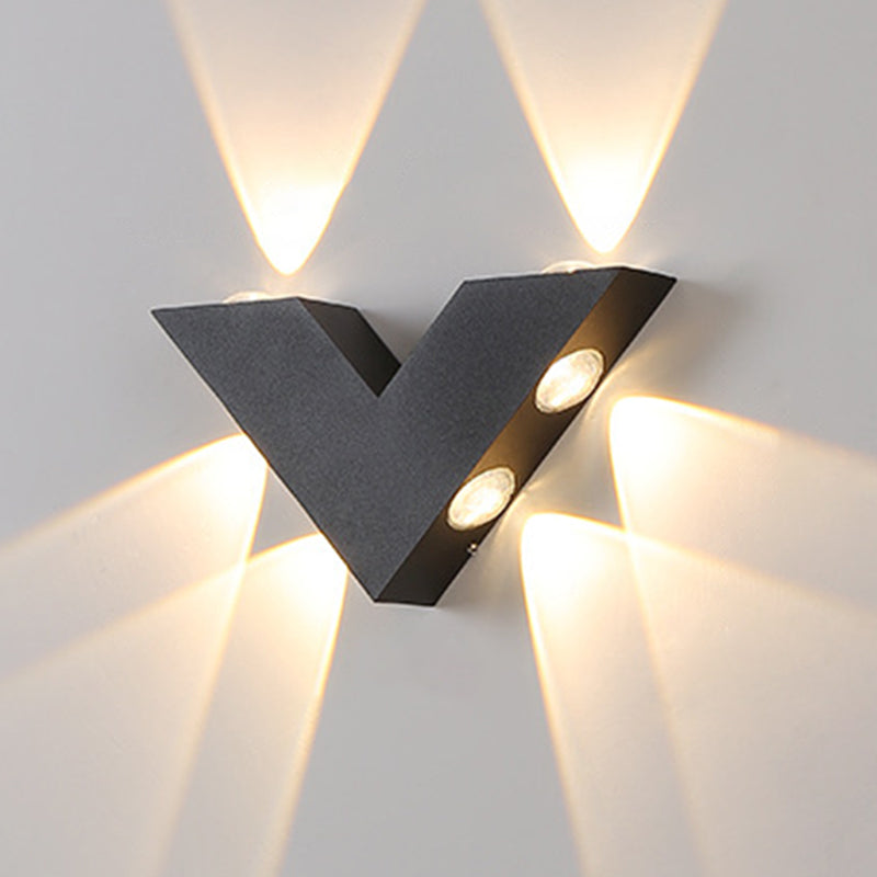 Modern Minimalist Style Wall Sconce Lighting Metal Wall Lighting Ideas for Exterior Wall