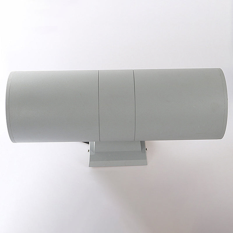 Modern Minimalist Style Cylinderical Sconce Light Fixtures Metal 2 Lights Wall Lamps