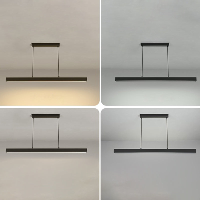 Linear Isola Lighting Acrilic Contemporary Simplicity Fishings a sospensione per il ristorante