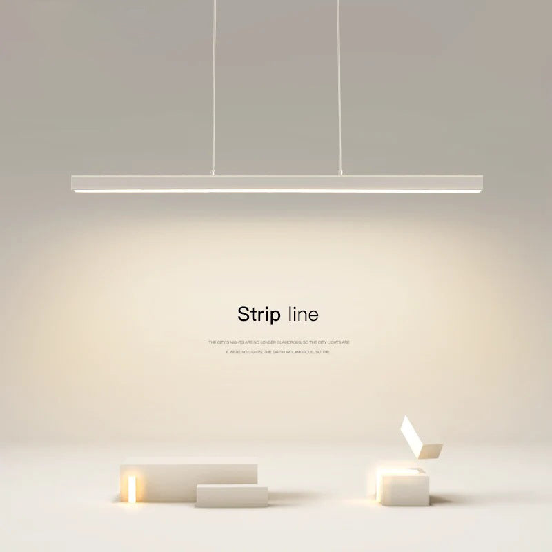 Linear Isola Lighting Acrilic Contemporary Simplicity Fishings a sospensione per il ristorante