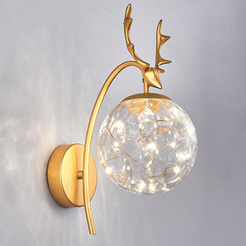 Modern Creative Creative LED LAMPAGGIO GLOGO GLOGE GLOBE DONCE PER LA CAMERA DA PAZIONI CON DEORAZIONE