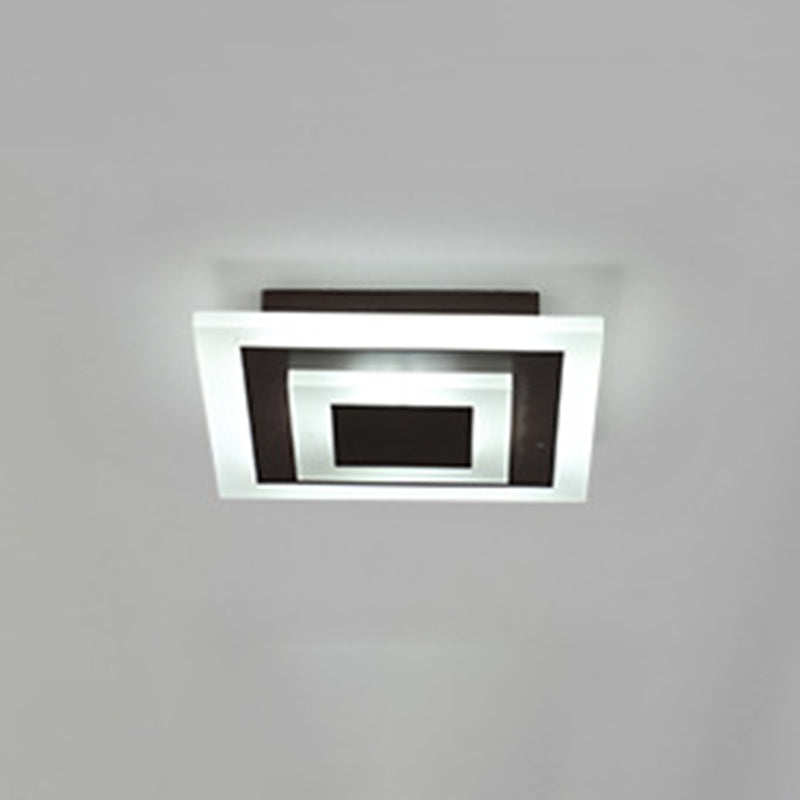 Modern Minimalist Style Flush Mount Ceiling Lighting Fixture Acrylic 1 Light Flushmount