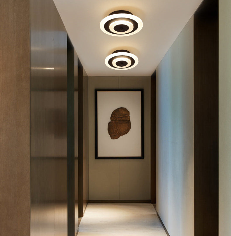Modern Minimalist Style Flush Mount Ceiling Lighting Fixture Acrylic 1 Light Flushmount