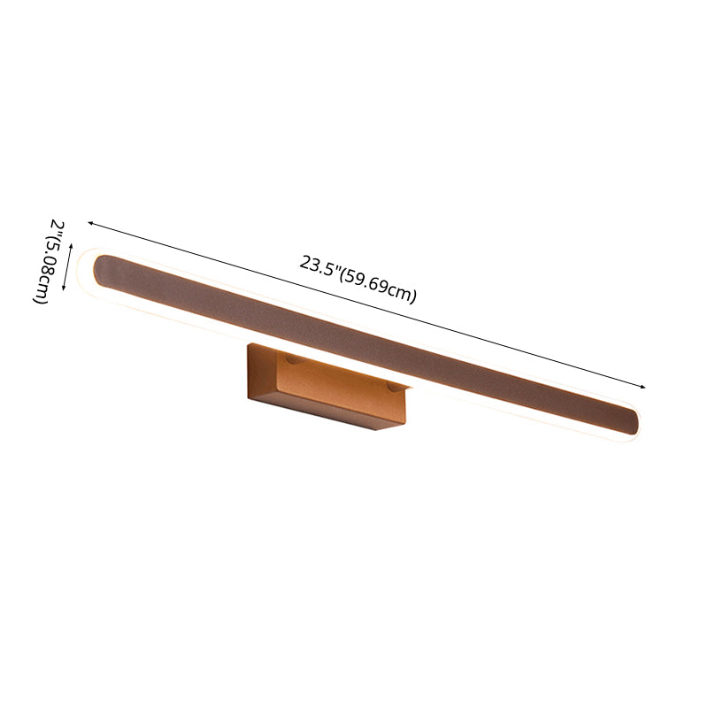 Acryl gearceerde muur sconce verlichting hedendaagse stijl led wandmontage verlichtingsarmatuur in koffie