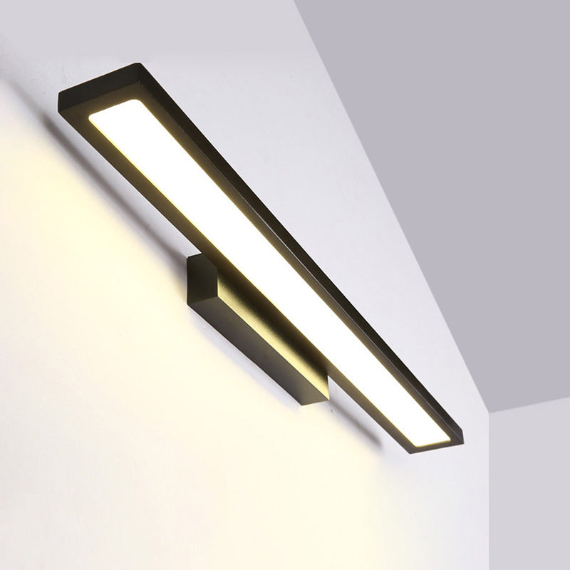Metal Rectangular Sconce Light Fixture Minimalist LED Wall Mounted Light Fixture