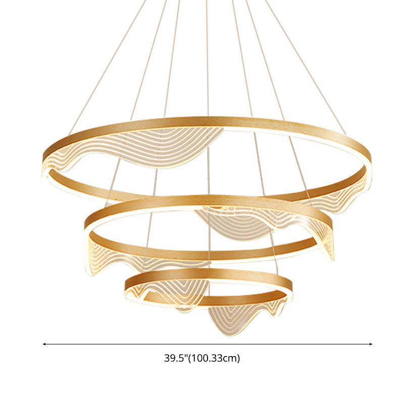 Modern Luxury Style Orbicular Pendant Lighting Fixtures Metal Hanging Light Kit for Living Room