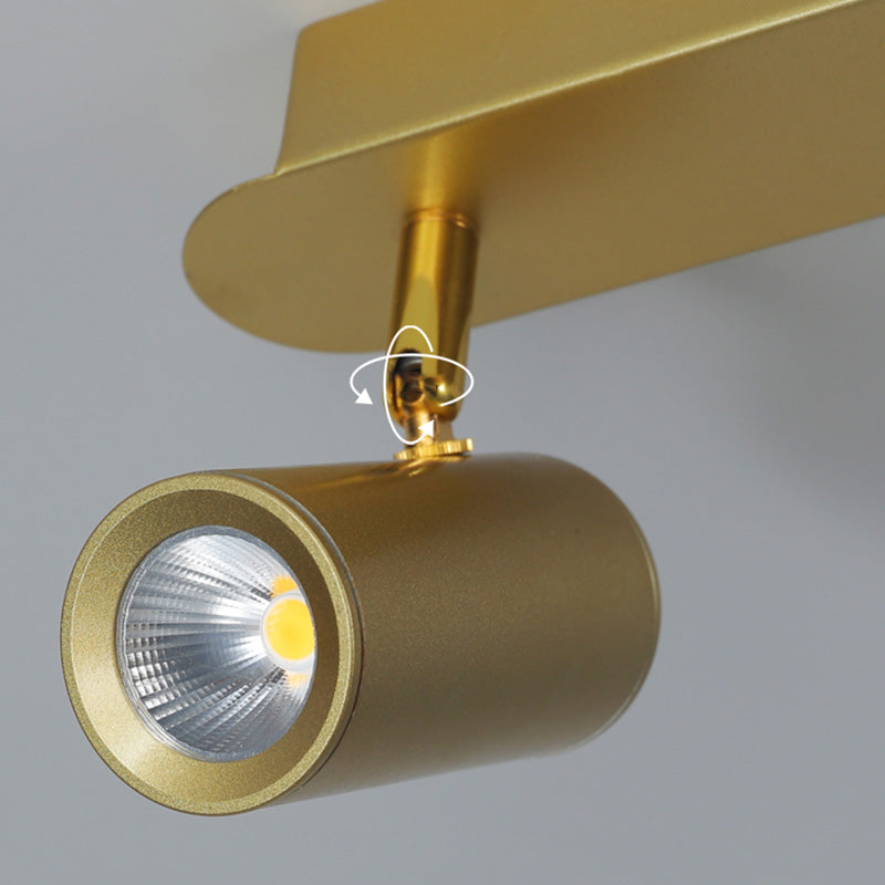 Diseño de Doble Doble Gold Luz Led Island Simplicidad contemporánea Cono Hanging Light para comedor