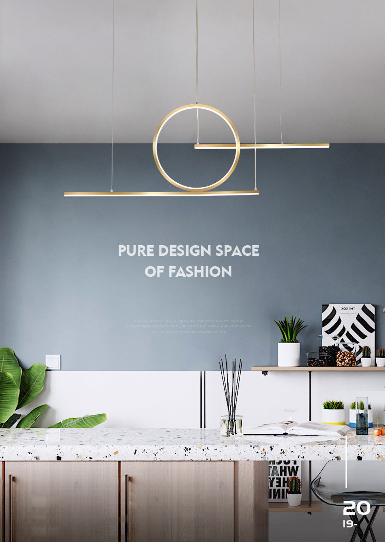 Éclairage d'éclairage Ring Island