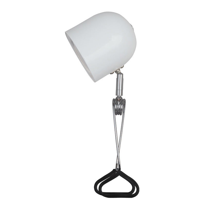 Luz de mesa LED de dormitorio de metal de lámpara de timbre de estilo macarrón