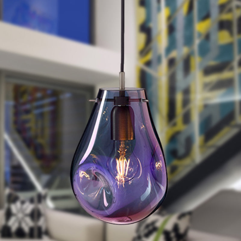 Éclairage pendentif en larme