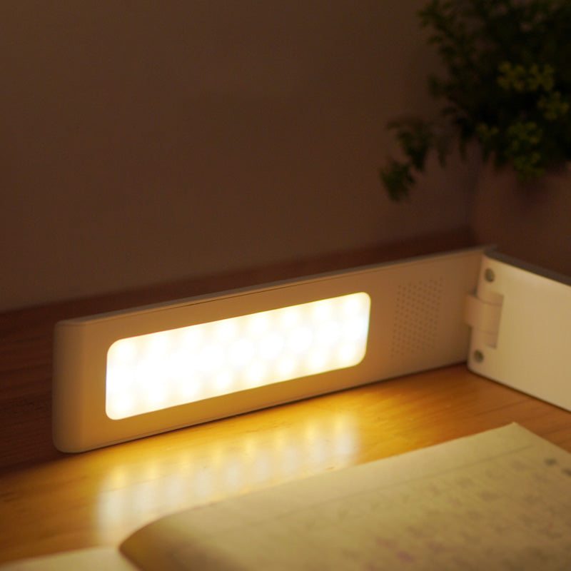 Modern Minimalist Style Dimmable LED Table Lamp Plastic 1 Light Table Light for Study Room
