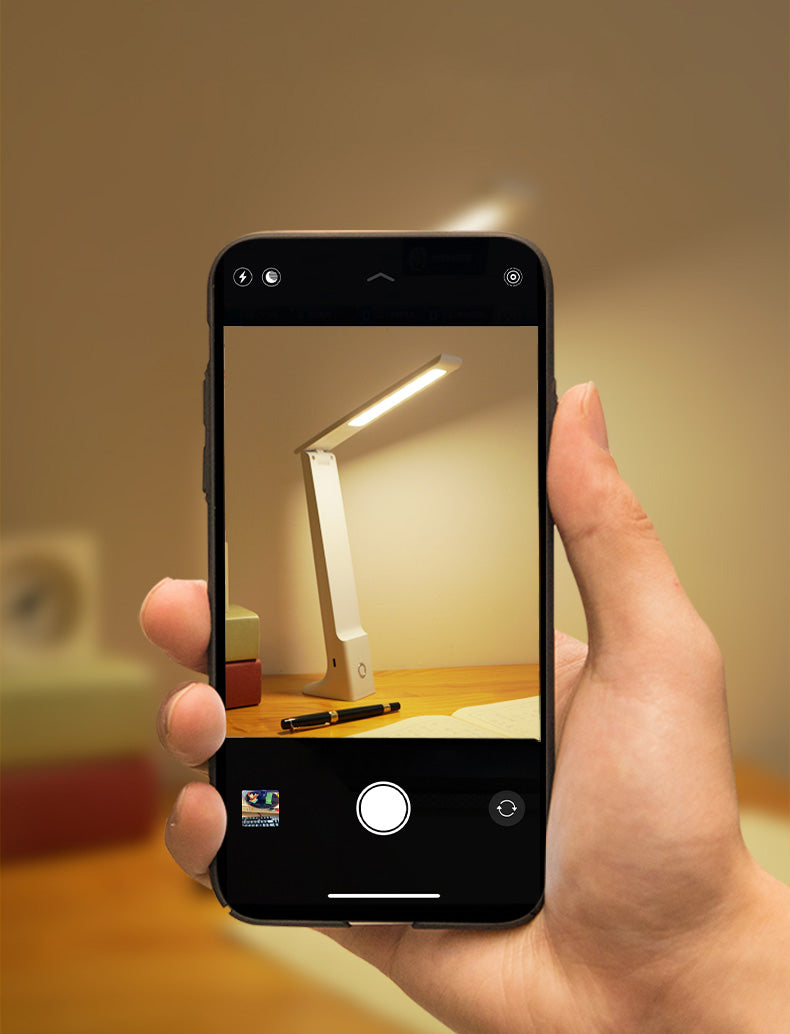 Modern Minimalist Style Dimmable LED Table Lamp Plastic 1 Light Table Light for Study Room