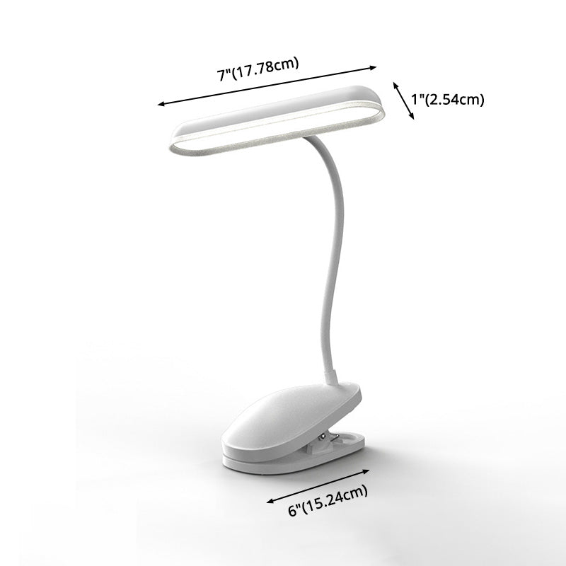 Clamp-on Design Macaroon Style LED Table Lamp Eye Protection Bedside Reading Lamp in Warm White Light