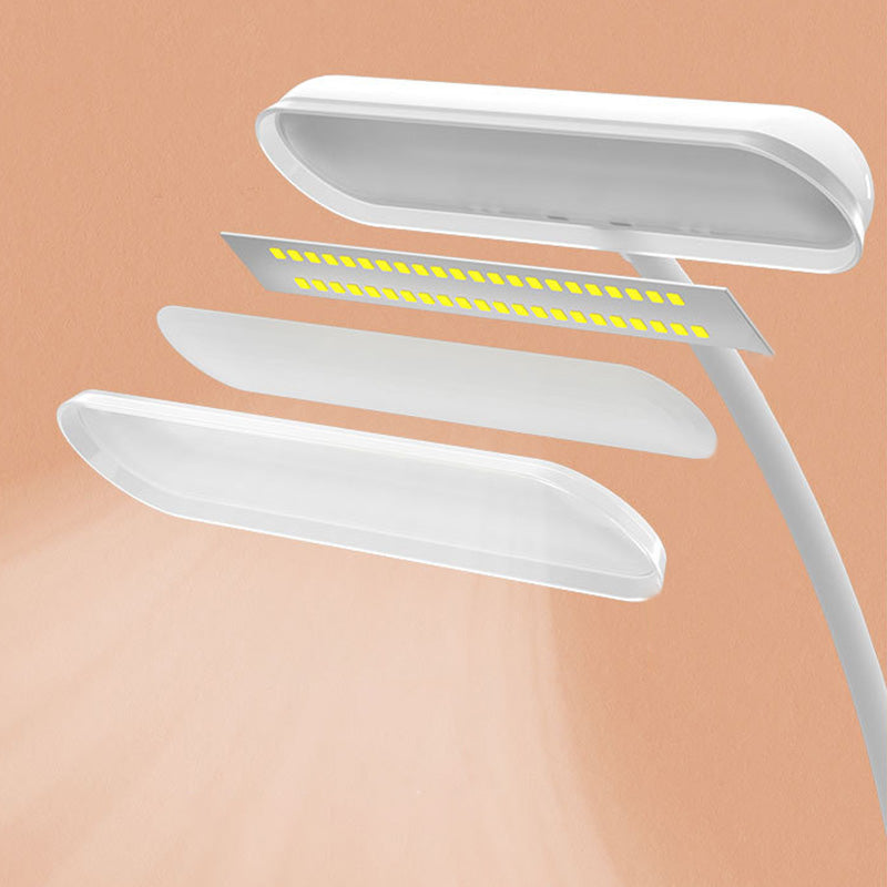 Clamp-on Design Macaroon Style LED Table Lamp Eye Protection Bedside Reading Lamp in Warm White Light