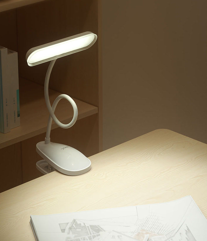 Clamp-on Design Macaroon Style LED Table Lamp Eye Protection Bedside Reading Lamp in Warm White Light