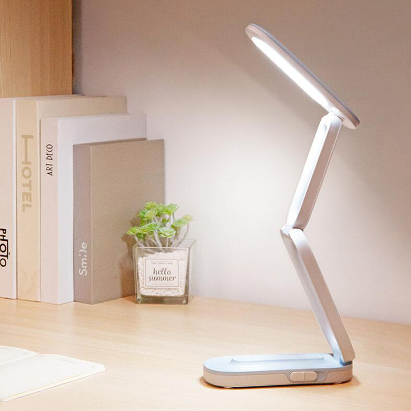 Nordic Macaroon Style LED Table Lamp Foldable Design Practical USB Charging Reading Light for Bedroom