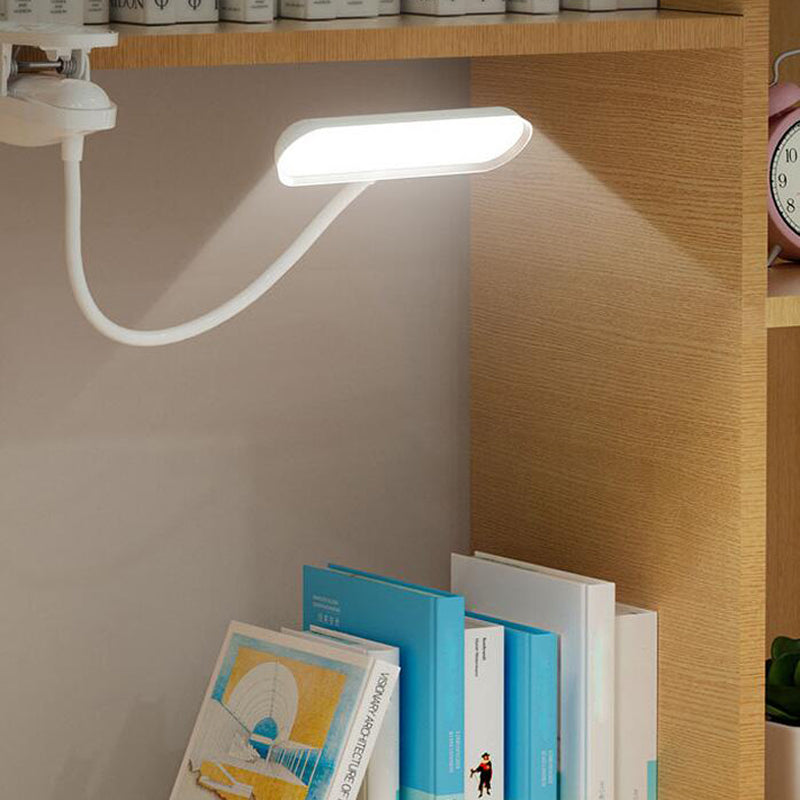 Clamp-on Design Macaroon Style LED Table Lamp Eye Protection Bedside Reading Lamp in Warm White Light
