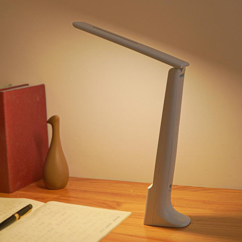 Modern Minimalist Style Dimmable LED Table Lamp Plastic 1 Light Table Light for Study Room
