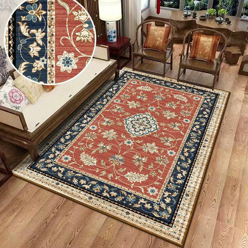 Antiquen Glamour Wohnzimmer Teppich Victorian Blumendruck Innenteppich Polyester Easy Care Friendly Waschmaschine Teppich