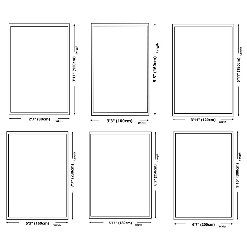 Contemporary Plants Printed Rug Color Mixed Polyester Area Carpet Non-Slip Backing Rug for Living Room