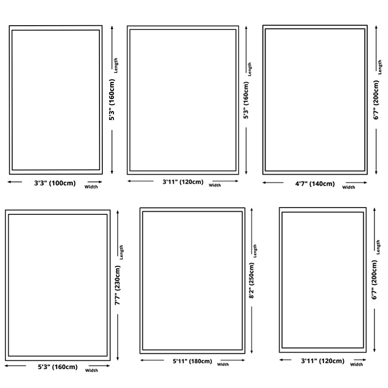 Einfache Farbe gemischter moderner Teppich Polyester Dreieck Muster Fläche Teppich nicht rutschfest