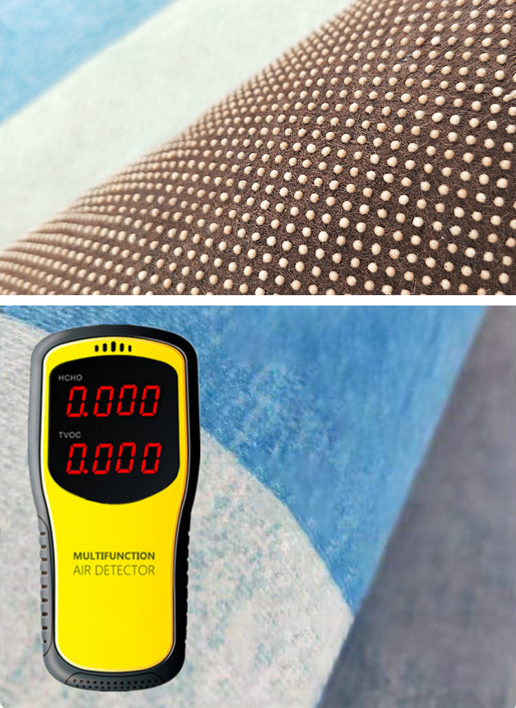 Einfache Farbe gemischter moderner Teppich Polyester Dreieck Muster Fläche Teppich nicht rutschfest