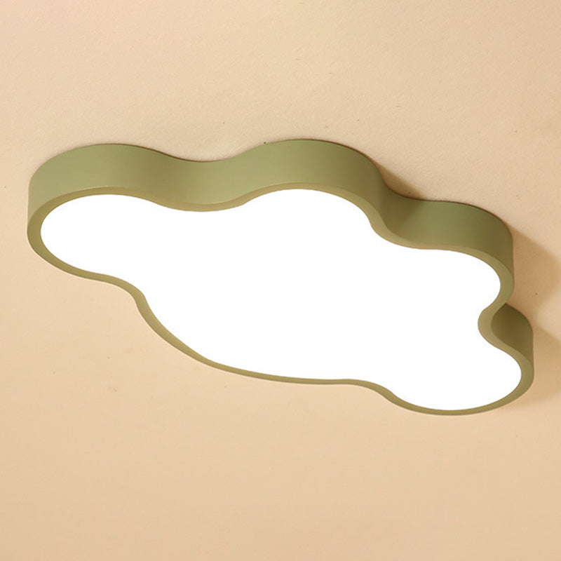 Cloud Flush Mount Light Fixtures 1 Light Acrylic Contemporary Ceiling Lights Flush Mount