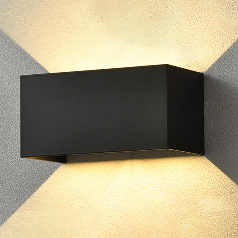 Moderner minimalistischer Stil nach oben und unten LED Wandleuchte Metal 2 Lichter Wandleuchten