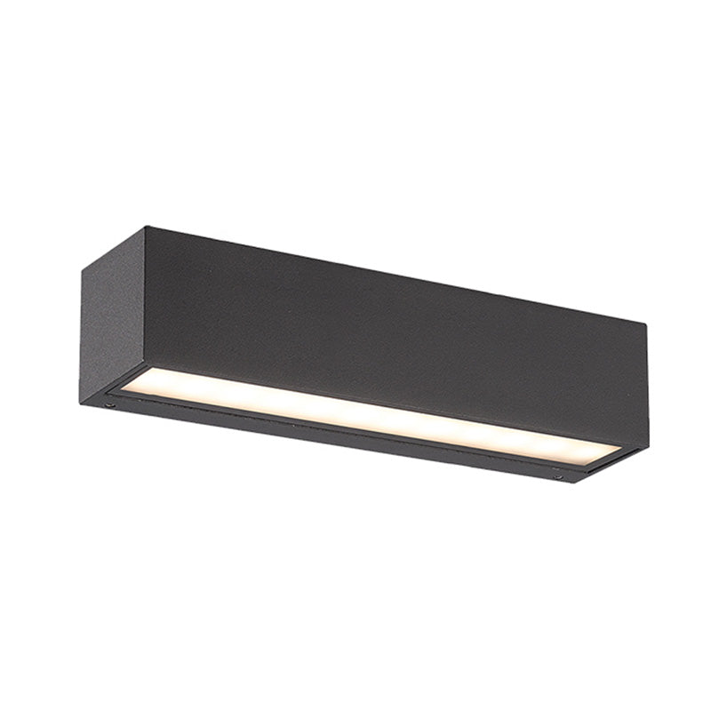 Modern Minimalist Style Linear Up and Down LED Wall Sconce Metal Wall Mounted Lamps