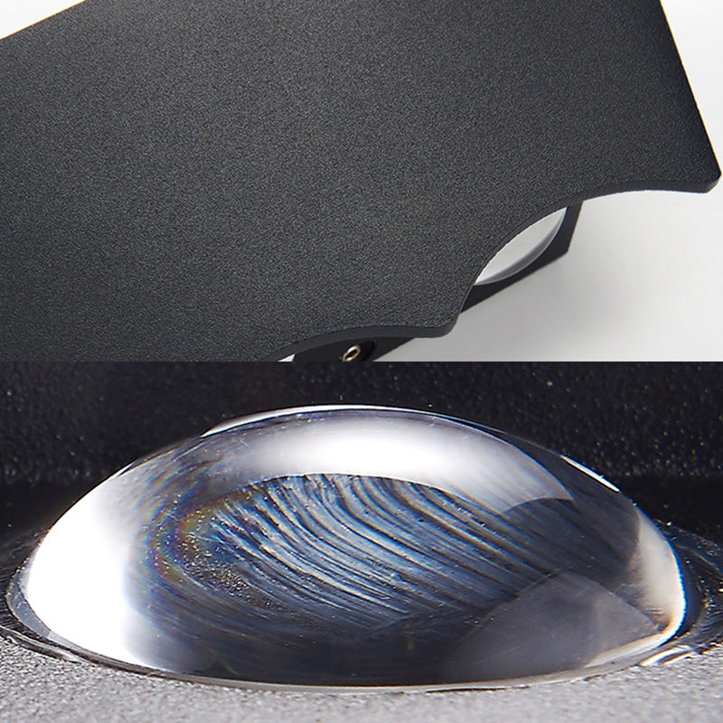 Modern Minimalist Style Up and Down LED Wall Sconce Metal Sconce Light Fixtures for Outside Wall