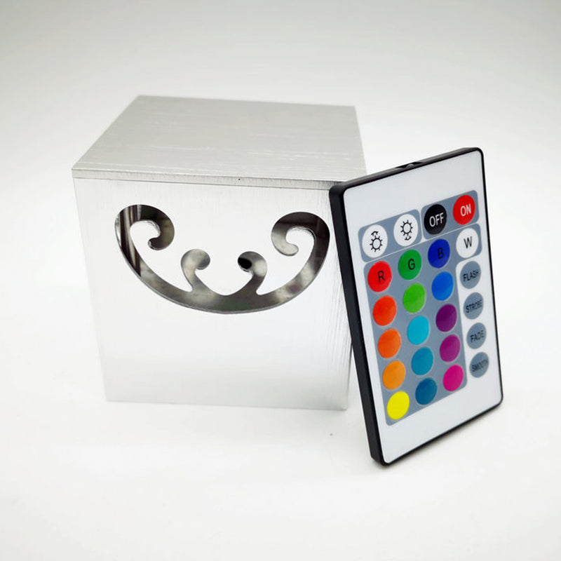 Whirling RGB Wall Lamp Modern Style Ambiance Decorative LED Sconce Lamp for Wine Pub