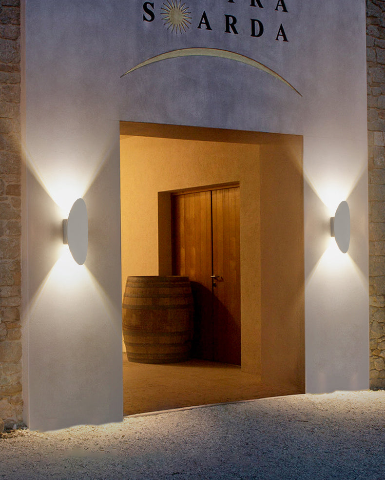 Modern Minimalist Style Up and Down LED Wall Sconce Metal Wall Mounted Lamps for Doorway
