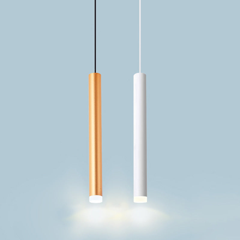 Pendre de tube en aluminium Minimalisme de lampal de plafond LED LED HORDING FOR POUR RABLÈME