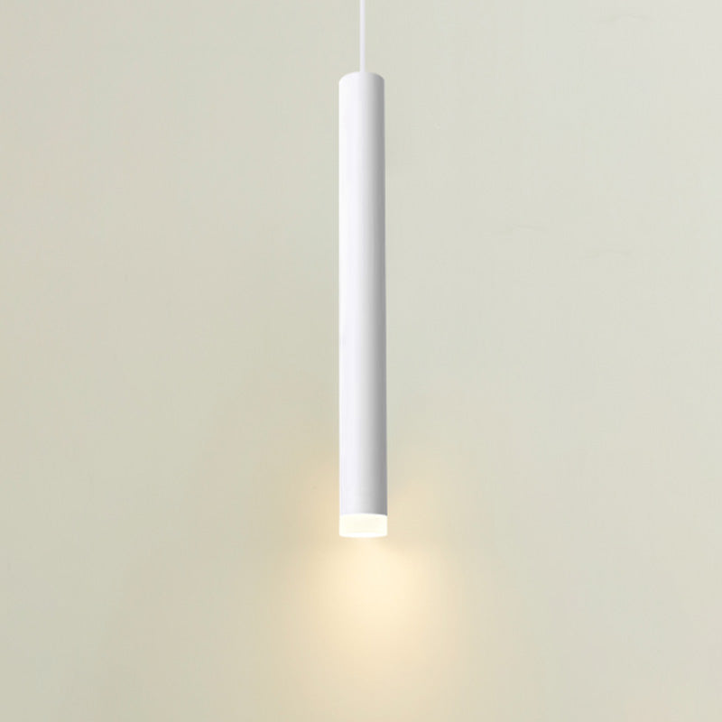 Pendre de tube en aluminium Minimalisme de lampal de plafond LED LED HORDING FOR POUR RABLÈME