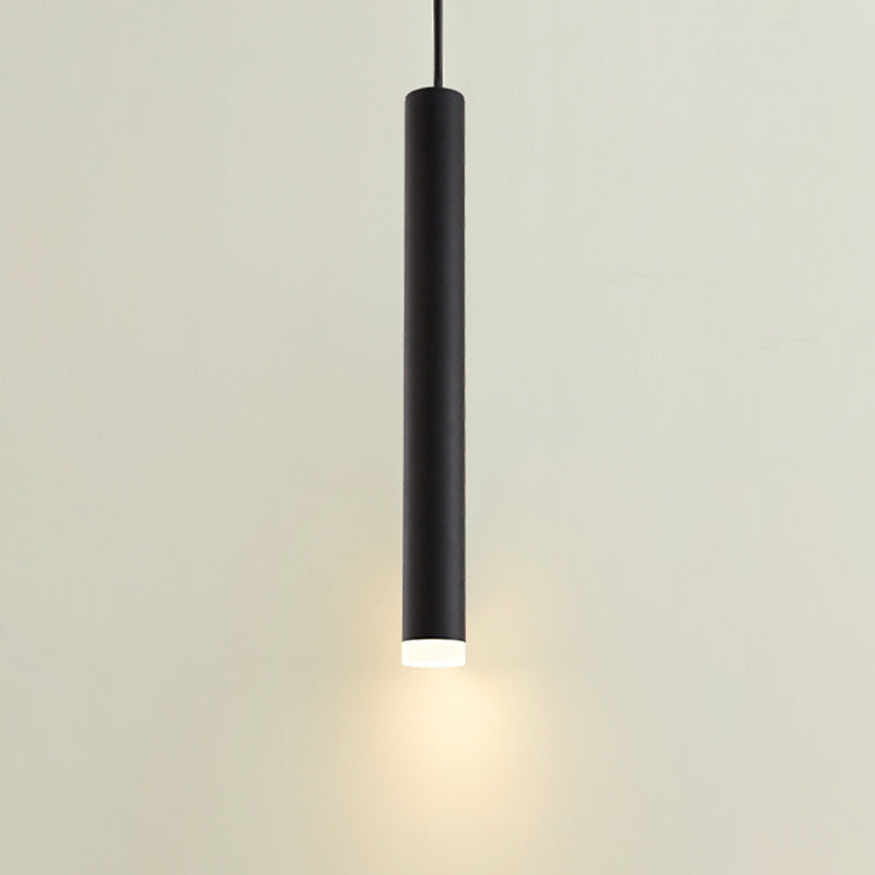 Pendre de tube en aluminium Minimalisme de lampal de plafond LED LED HORDING FOR POUR RABLÈME