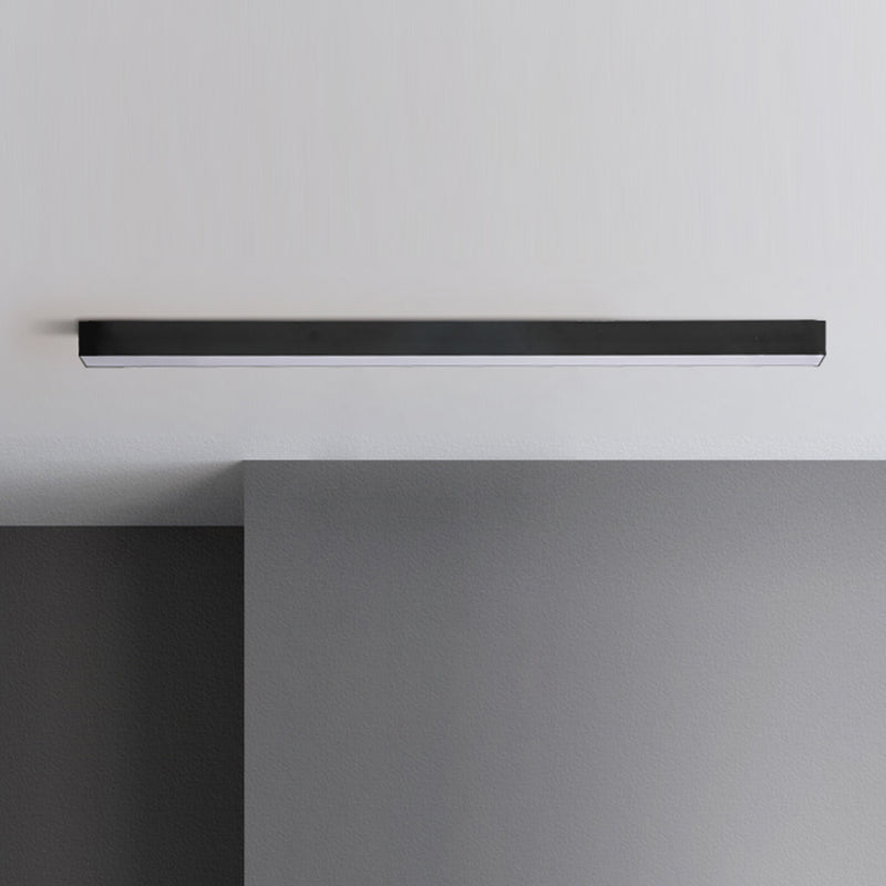 1 Light Linear Flush Mount Ceiling Light New Modern Aluminum Ceiling Light Fixture